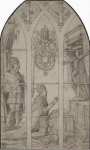 Coeck van Aelst Peter Charles V and Charles the Great Before a Crucifix  - Hermitage